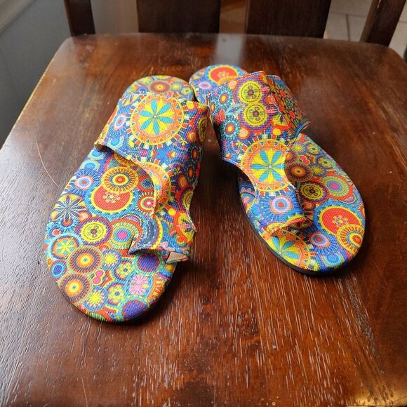 Sugar Magnolia Southern Boho Slip-On Sandal Shoes Size 7.5 - Picture 2 of 5